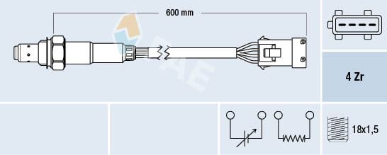 Sonda lambda FAE 77281