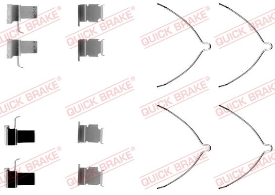 Zestaw akcesoriów, klocki hamulcowe QUICK BRAKE 109-1261