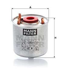 Filtr paliwa MANN-FILTER WK 9046 z