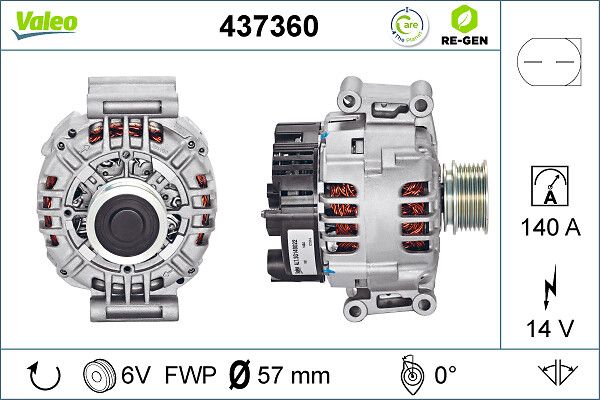 Alternator VALEO 437360