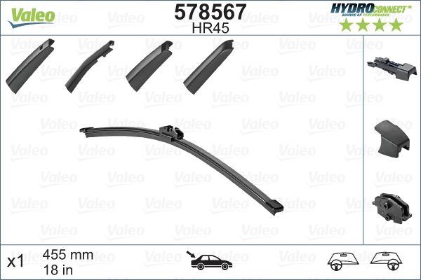 Pióro wycieraczki VALEO 578567