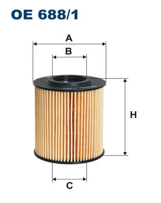 Filtr oleju FILTRON oe 688/1