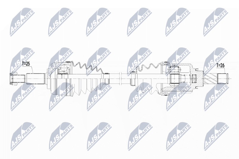 Wał napędowy NTY NPW-RE-113