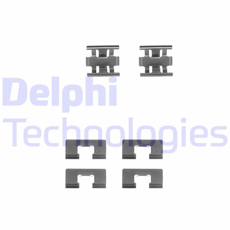 Zestaw akcesoriów, klocki hamulcowe DELPHI LX0196