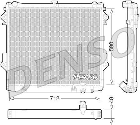 Chłodnica, układ chłodzenia silnika DENSO DRM50074