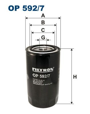 Filtr oleju FILTRON op 592/7