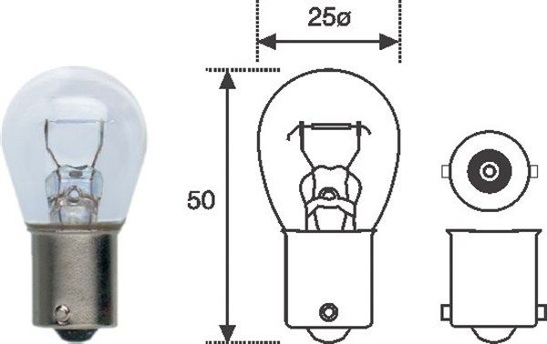 Żarówka, lampa kierunkowskazu MAGNETI MARELLI 008506100000