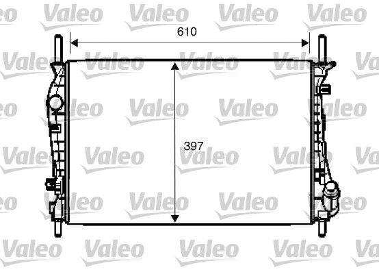 Chłodnica, układ chłodzenia silnika VALEO 734696