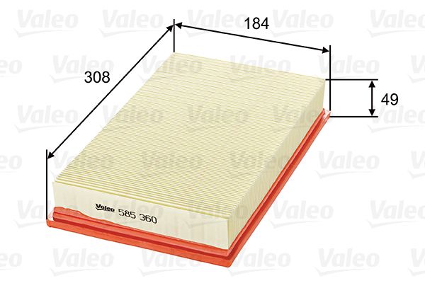 Filtr powietrza VALEO 585360