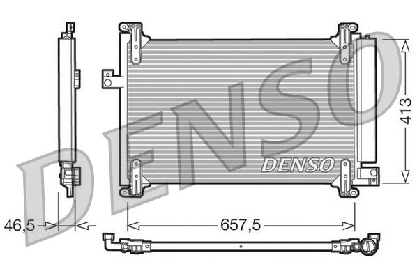 Skraplacz, klimatyzacja DENSO DCN09083