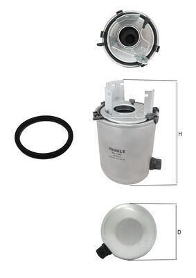 Filtr paliwa KNECHT KL 1245D
