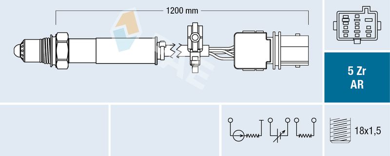 Sonda lambda FAE 75144