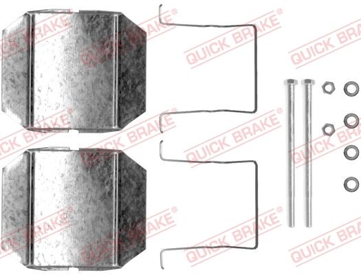 Zestaw akcesoriów, klocki hamulcowe QUICK BRAKE 109-1237