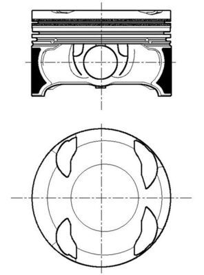 Tłok MAHLE 028PI00167000
