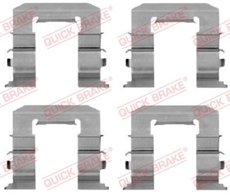 Zestaw akcesoriów, klocki hamulcowe QUICK BRAKE 109-1212