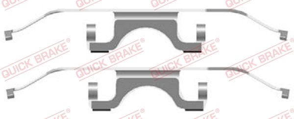 Zestaw akcesoriów, klocki hamulcowe QUICK BRAKE 109-1702
