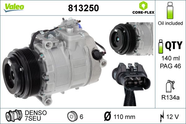 Sprężarka, klimatyzacja VALEO 813250