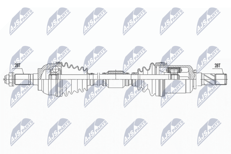 Wał napędowy NTY NPW-MZ-060