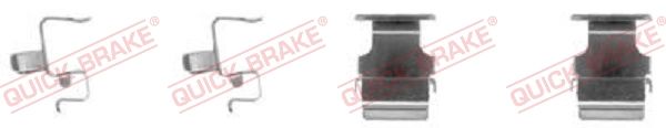 Zestaw akcesoriów, klocki hamulcowe QUICK BRAKE 109-1673
