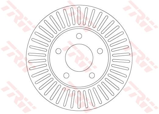 Tarcza hamulcowa TRW df6922