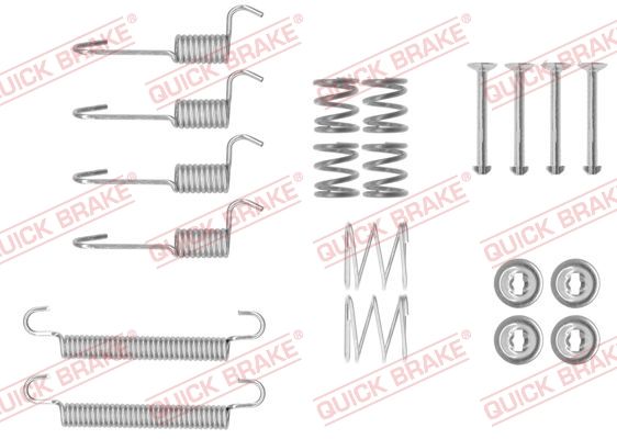 Zestaw akcesoriów, szczęki hamulcowe hamulca postojowego QUICK BRAKE 105-0008