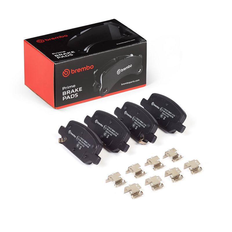 Zestaw klocków hamulcowych, hamulce tarczowe BREMBO P 09 037