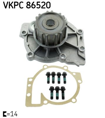 Pompa wody, chłodzenie silnika SKF VKPC 86520