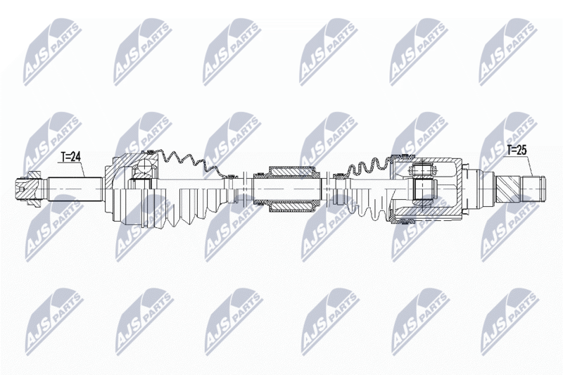 Wał napędowy NTY NPW-MS-065