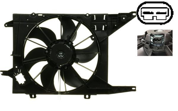 Wentylator, chłodzenie silnika MAHLE CFF327000S
