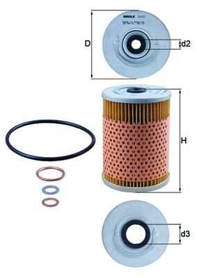 Filtr oleju KNECHT OX 32D