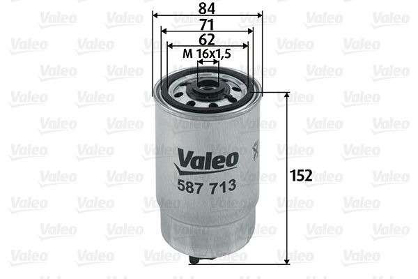 Filtr paliwa VALEO 587713