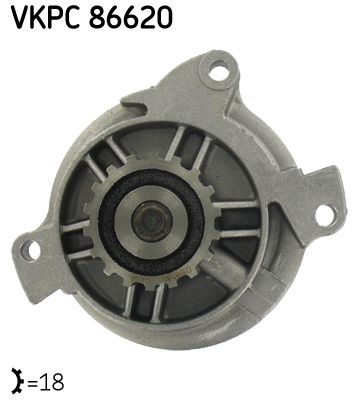 Pompa wody, chłodzenie silnika SKF VKPC86620