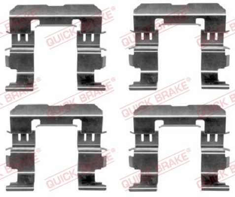 Zestaw akcesoriów, klocki hamulcowe QUICK BRAKE 109-1612