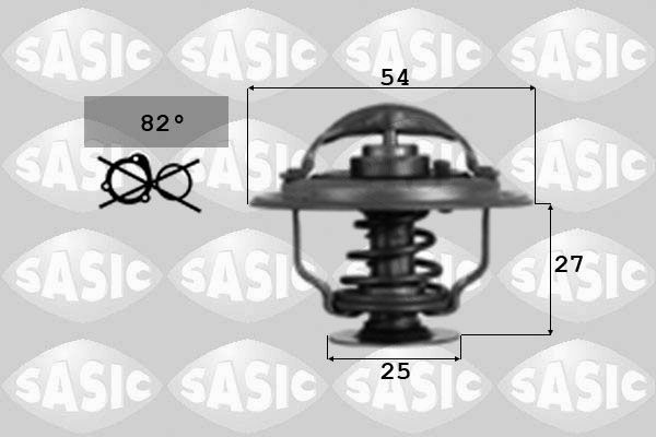 Termostat, płyn chłodzący SASIC 3381901