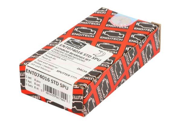 Komplet panewek korbowodu ENGITECH ENT074016 STD SPU