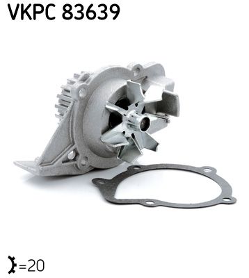 Pompa wody, chłodzenie silnika SKF VKPC 83639