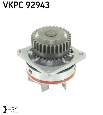 Pompa wody, chłodzenie silnika SKF VKPC92943
