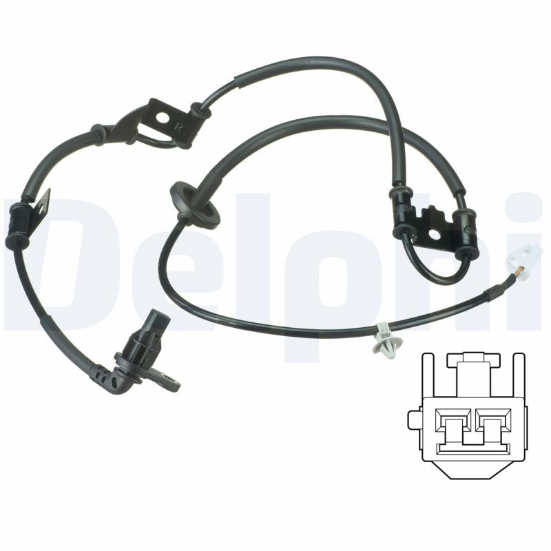 Czujnik, prędkość obrotowa koła DELPHI SS20510