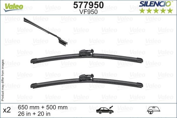 Pióro wycieraczki VALEO 577950