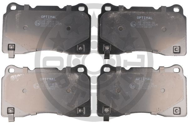 Zestaw klocków hamulcowych, hamulce tarczowe OPTIMAL BP-12457