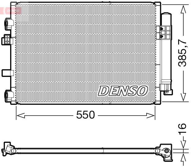 Skraplacz, klimatyzacja Denso DCN10044