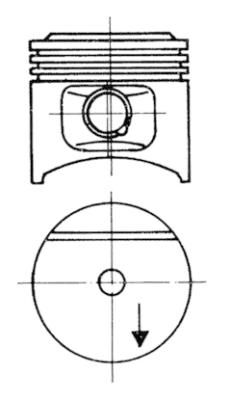 Tłok KOLBENSCHMIDT 93677610