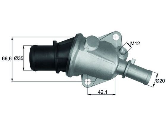 Termostat, płyn chłodzący MAHLE TI10588