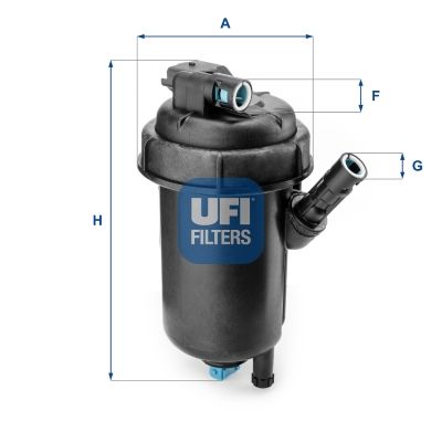 Filtr paliwa UFI 55.139.00