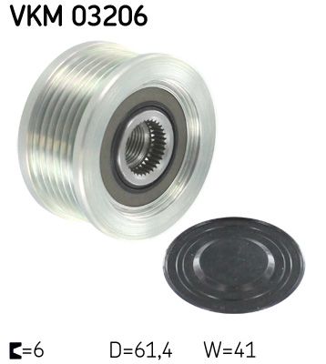 Alternator - sprzęgło jednokierunkowe SKF VKM 03206