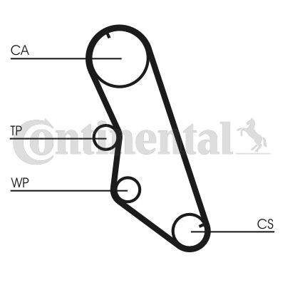 Pompa wody + zestaw paska rozrządu CONTINENTAL CTAM ct754wp2