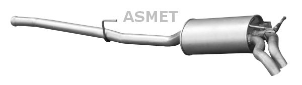 Tłumik końcowy ASMET 01.048