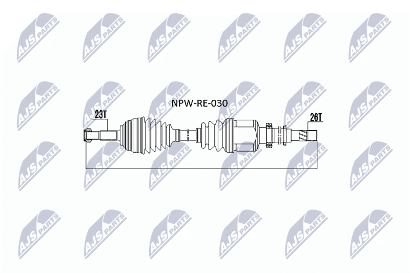 Wał napędowy NTY NPW-RE-030