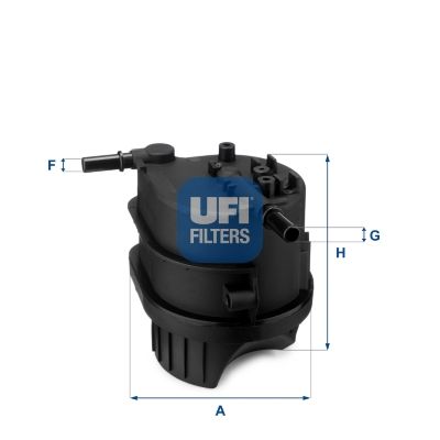 Filtr paliwa UFI 24.343.00