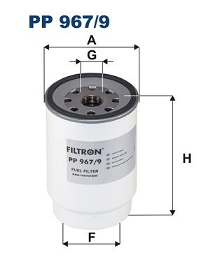 Filtr paliwa FILTRON pp 967/9